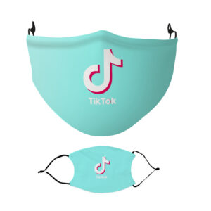 Μάσκα Ενηλίκων Υφασμάτινη Πλενόμενη - Tik- Tok Πράσινη