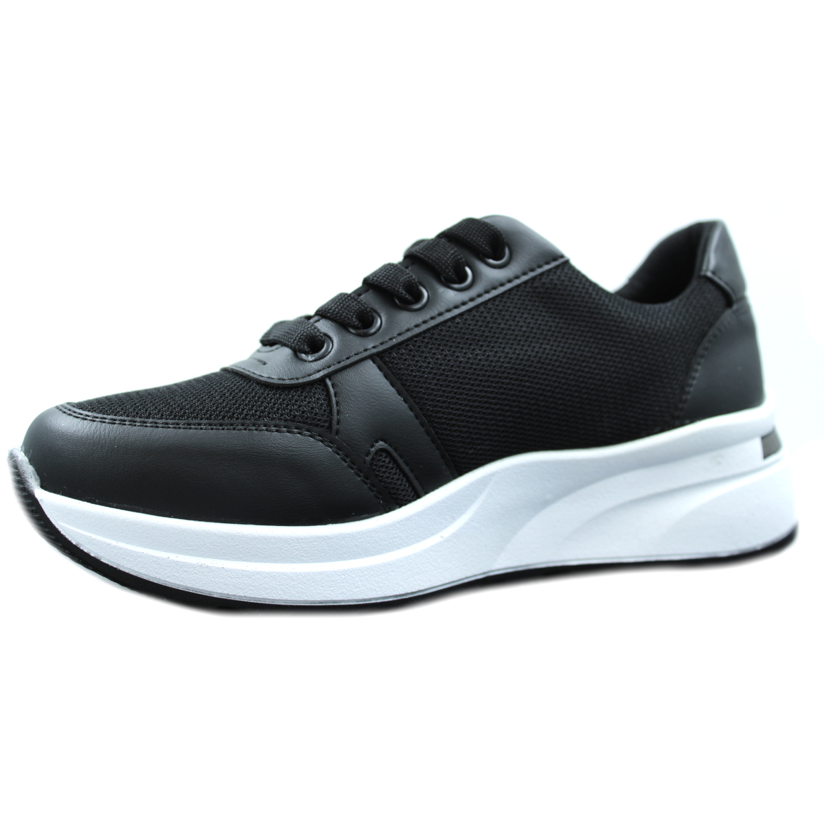 Ανατομικό Γυναικείο Sneaker - Μαύρο 2516 - Image 5