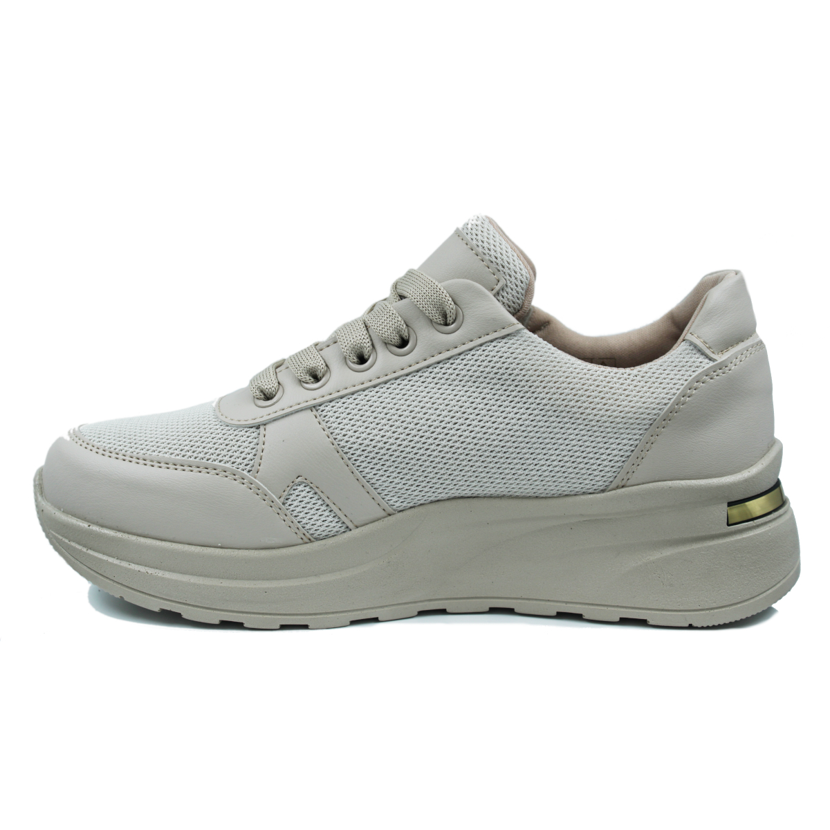 Ανατομικό Γυναικείο Sneaker - Μπεζ 2516 - Image 2