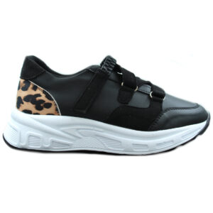 Ανατομικό Γυναικείο Sneaker- Μαύρο 2526